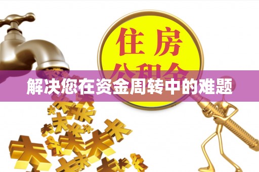 新密解决您在资金周转中的难题